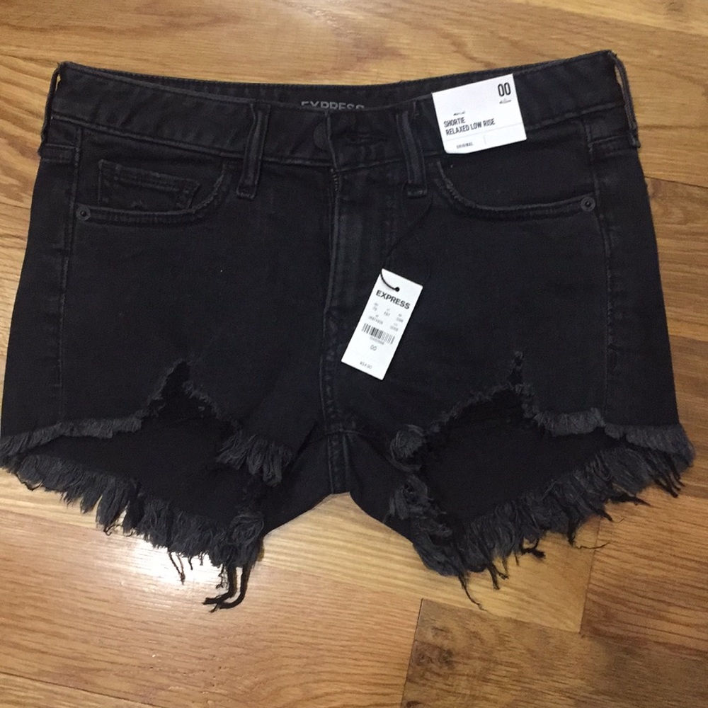 Brand new with tags EXPRESS distressed shorts